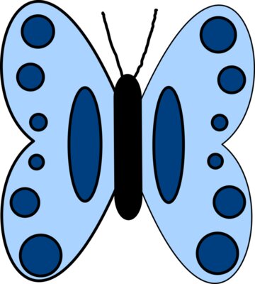 Blue butterfly  3 