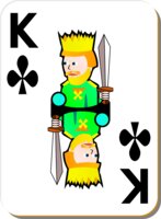 King of clubs