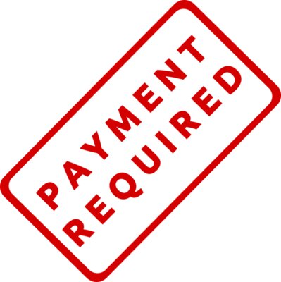 Merlin2525 Payment Required Business Stamp 1