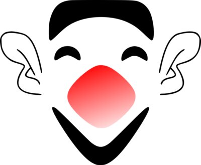 Angelo Gemmi laughing clown face  2 