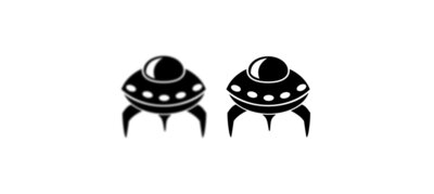 alien spaceship icon