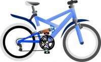 Anonymous Blue bike  2 