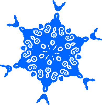snowflake art