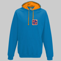 Sweat Capuche brodé; drapeau Anglais et personnalisable