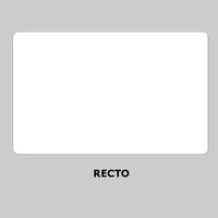 Carte PVC  86mm x 54mm - épaisseur 0.76mm