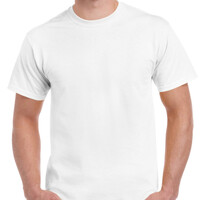 T-shirt Gildan Hammer adulte, manches courtes, 100% coton épais et doux, 203 g/m², tailles S au 5XL.