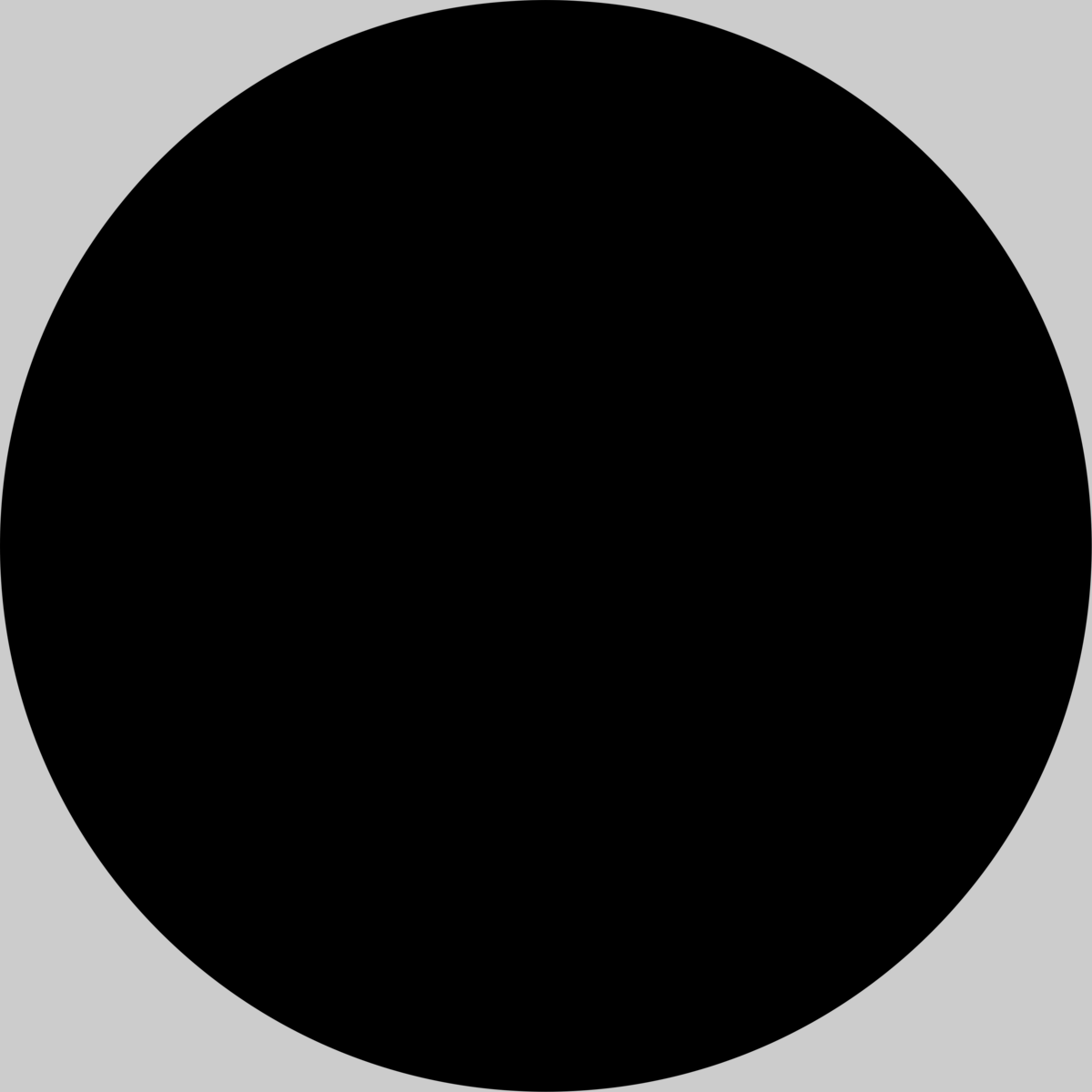 Face - Écusson Rond 15 cm