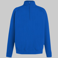 Lightweight zip neck sweatshirt