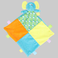 Baby multi-coloured comforter