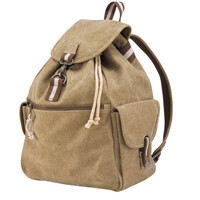 Vintage canvas backpack