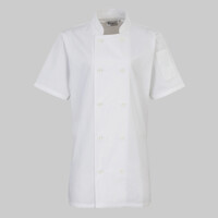 Women's short sleeve chef's jacket