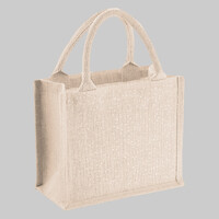 Shimmer jute mini gift bag