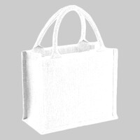 Shimmer jute mini gift bag