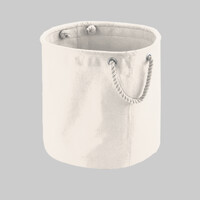 Heavy canvas storage trug