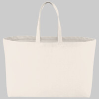 Oversized canvas tote bag