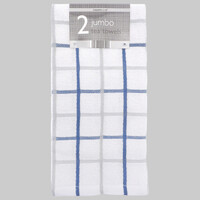 2-pack jumbo tea towels
