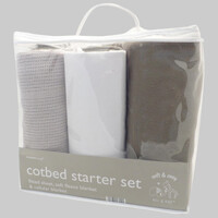 Baby cot bed set (3-piece)